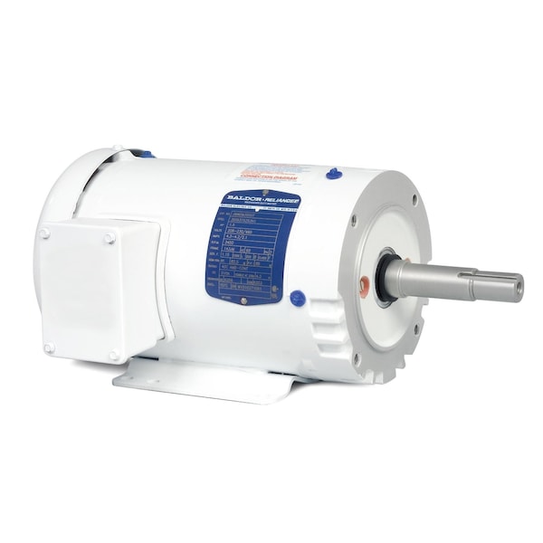 2Hp, 3490Rpm, 3Ph, 60Hz, 145Jm, 3526M, Tefc, F1, JMEWDM3555T